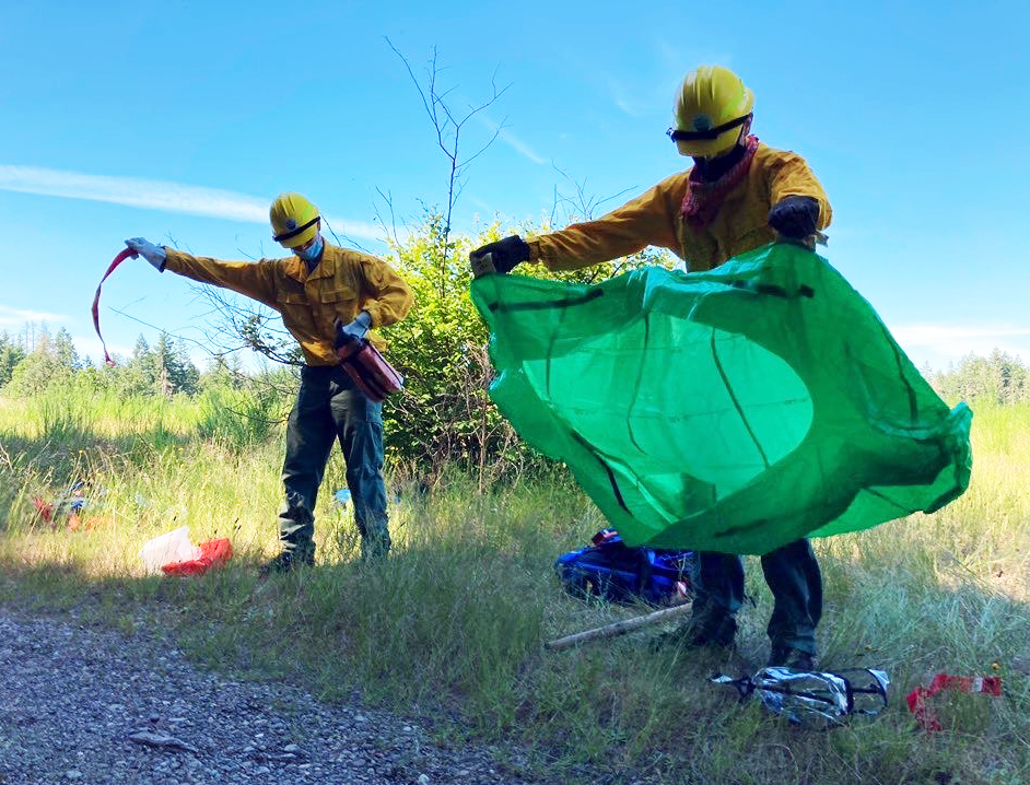Guardsmen conduct fire training with Washington Department of Natural Resources